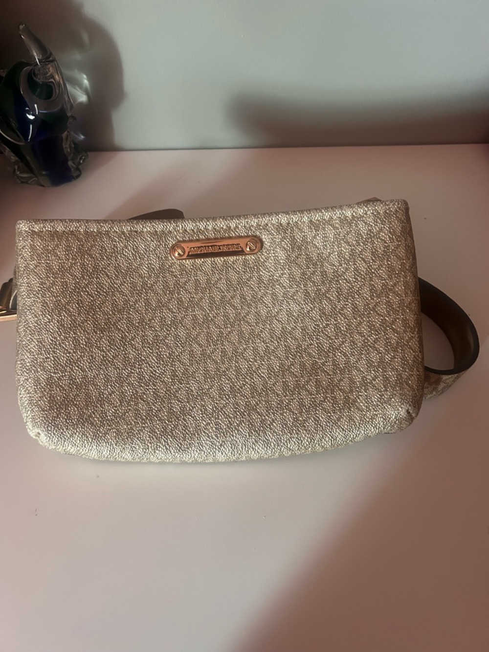 Metallic Michael kors fanny pack